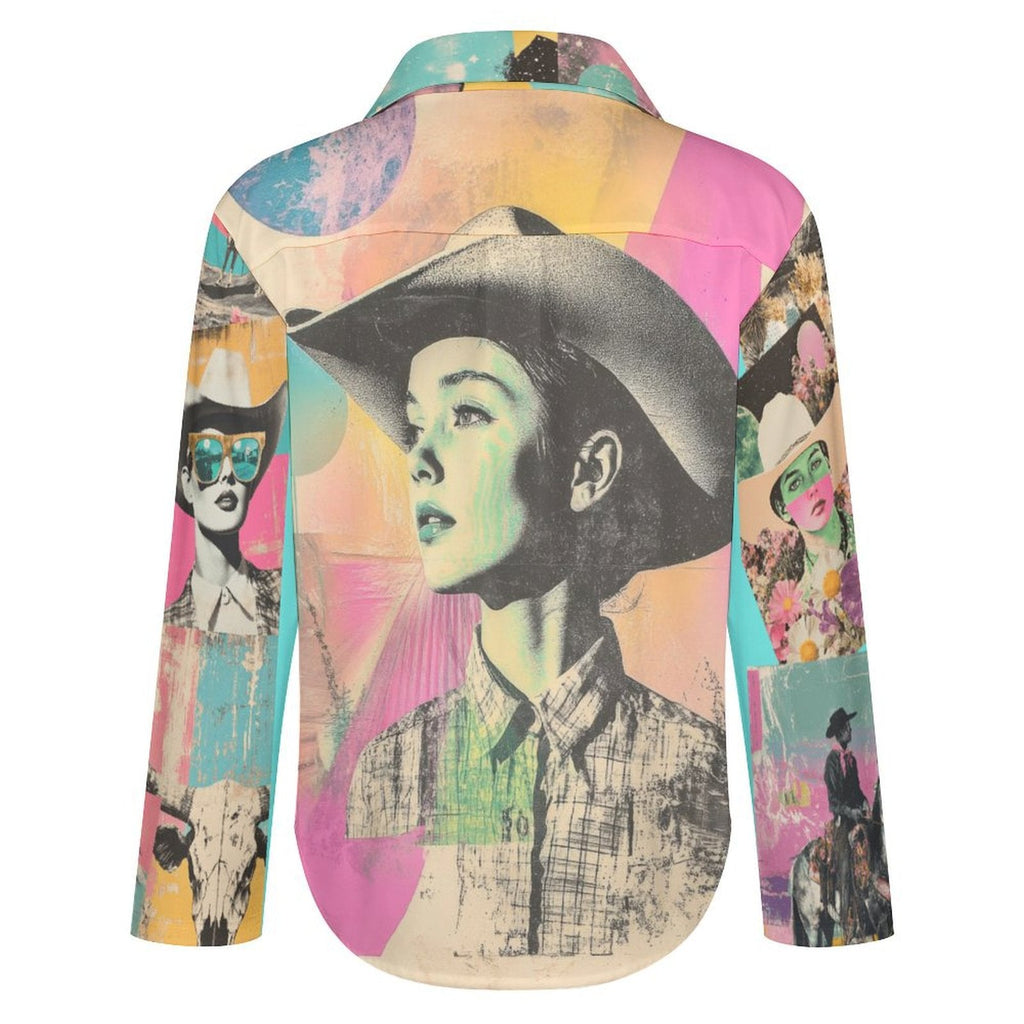 Baha Ranch Dreamgirl Retro Pop Western Vintage Button Up Shirt Baha Ranch Western Wear