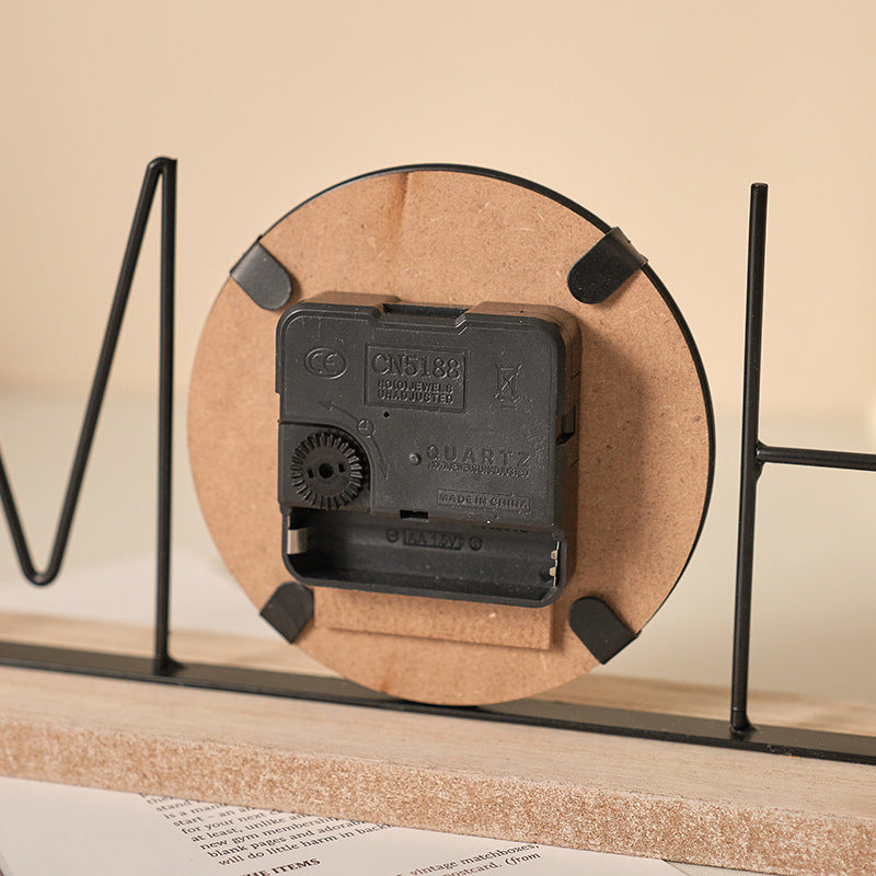 Creative TV Cabinet Decorative Ornaments Table Clock Furnishings
