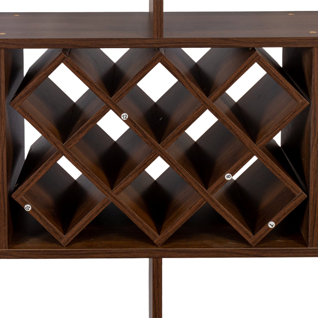 Large Wall Mounted 3 Tier Rustic Bottle Wine Rack,Multifunctional Wooden Wall Mounted Wine Rack,Storage Rack with Wine Glass Holder,mounted wall Storage winerack Rack for Home Bar Dining Room Decor
