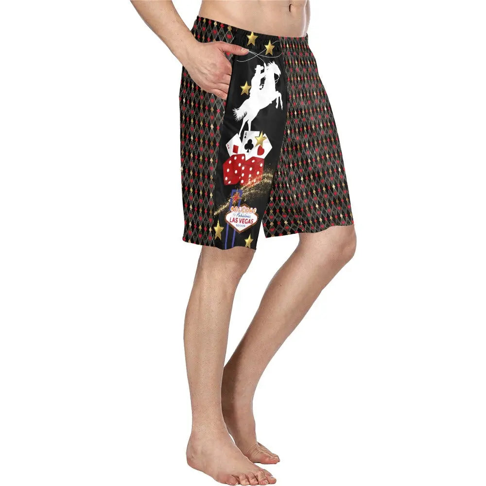 Rodeo Vegas Men's Western Swim Trunks Shorts Baha Ranch Western Wear
