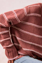 BiBi Striped Long Sleeve Sweater