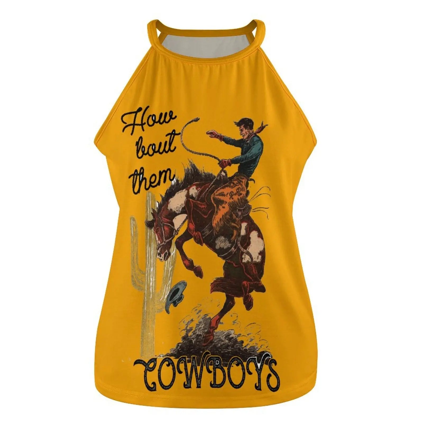 How Bout Them Cowboys Vintage Western Tank Top Baha Ranch Western Wear