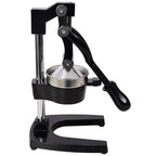 Cast Iron Citrus Juicer , Extra-Large Commercial Grade Manual Hand Press , Heavy Duty Countertop Squeezer for Fresh Orange Juice ,Black Color