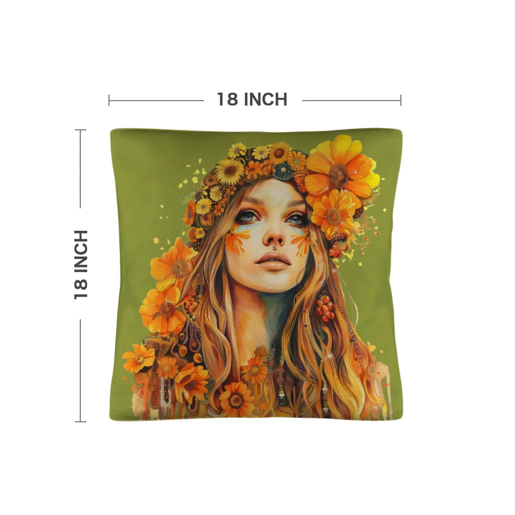 Boho Girl Pillow Case Made in America Baha Ranch Western Wear