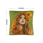 Boho Girl Pillow Case Made in America Baha Ranch Western Wear