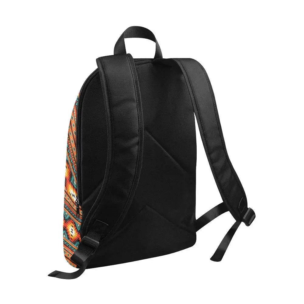 Orange Aztec Backpack Baha Ranch Western Wear