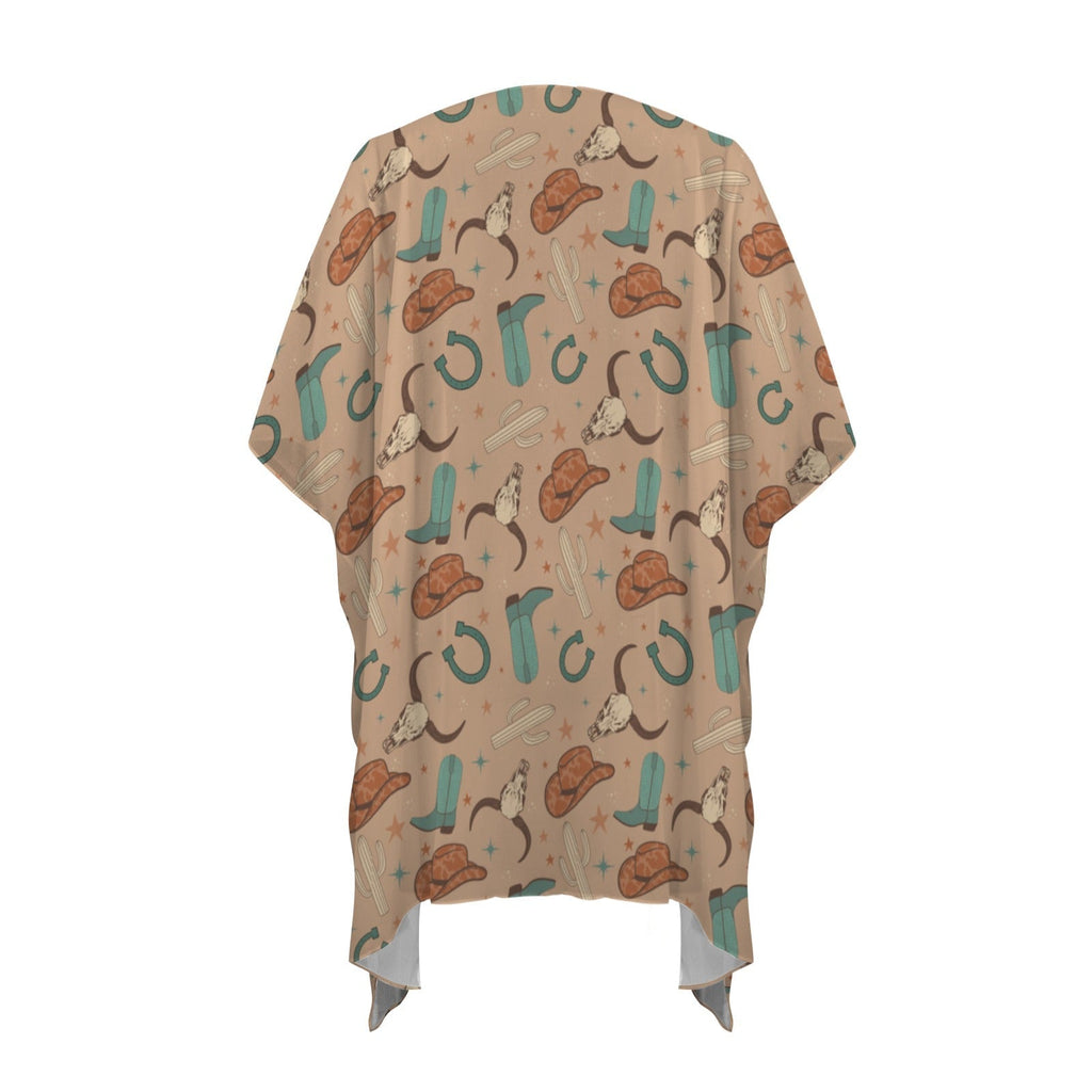 Baha Ranch Totally Western Duster Kimono Coverup Baha Ranch Western Wear