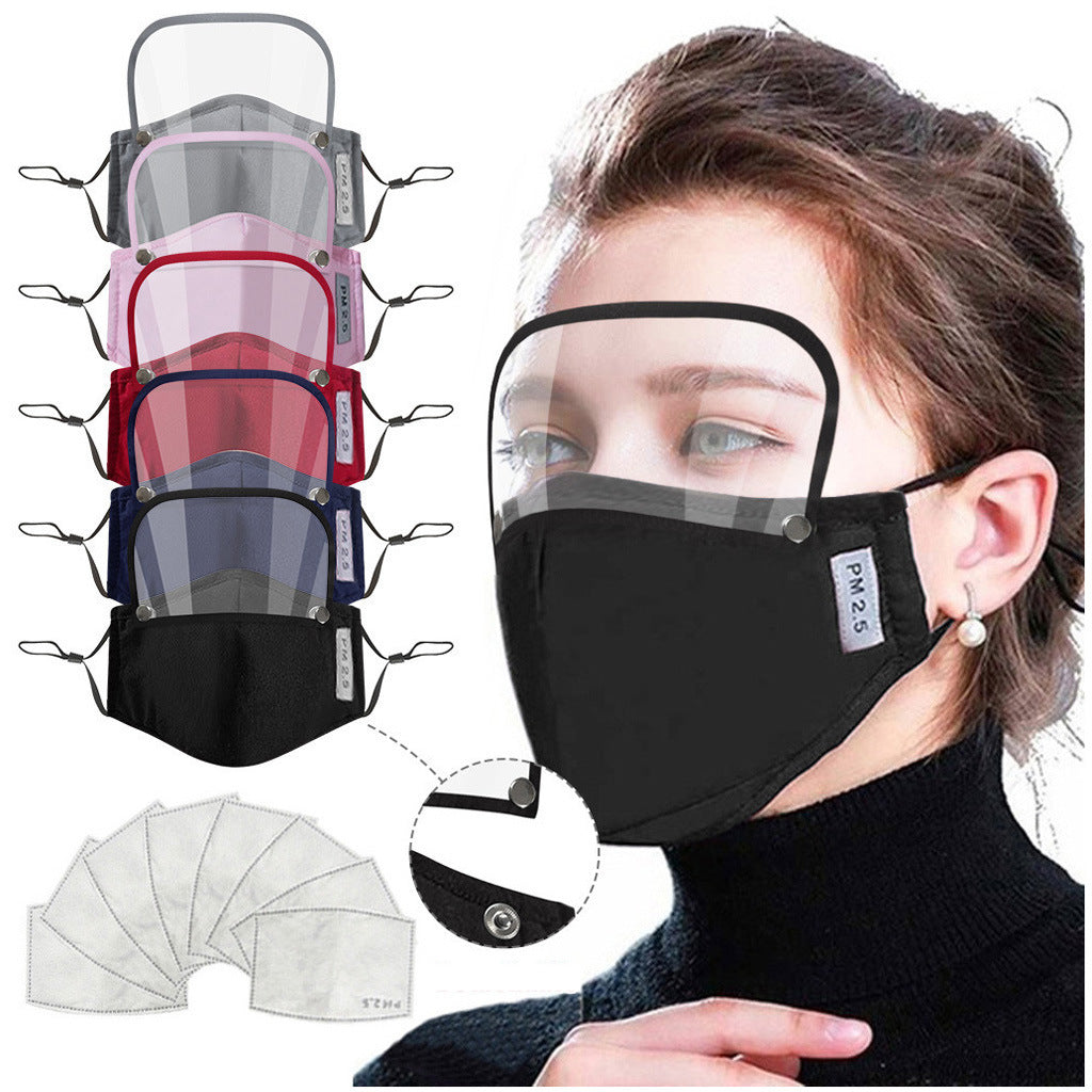 Eye protection remove the mask