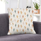 Cactus Velvety Soft Throw Pillow Case Made in America Baha Ranch Western Wear