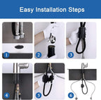 Single Handle High Arc Brushed Nickel Pull Out Kitchen Sink Faucet with 4 Spraying Modes,Single Level Stainless Steel with Pull Down Sprayer