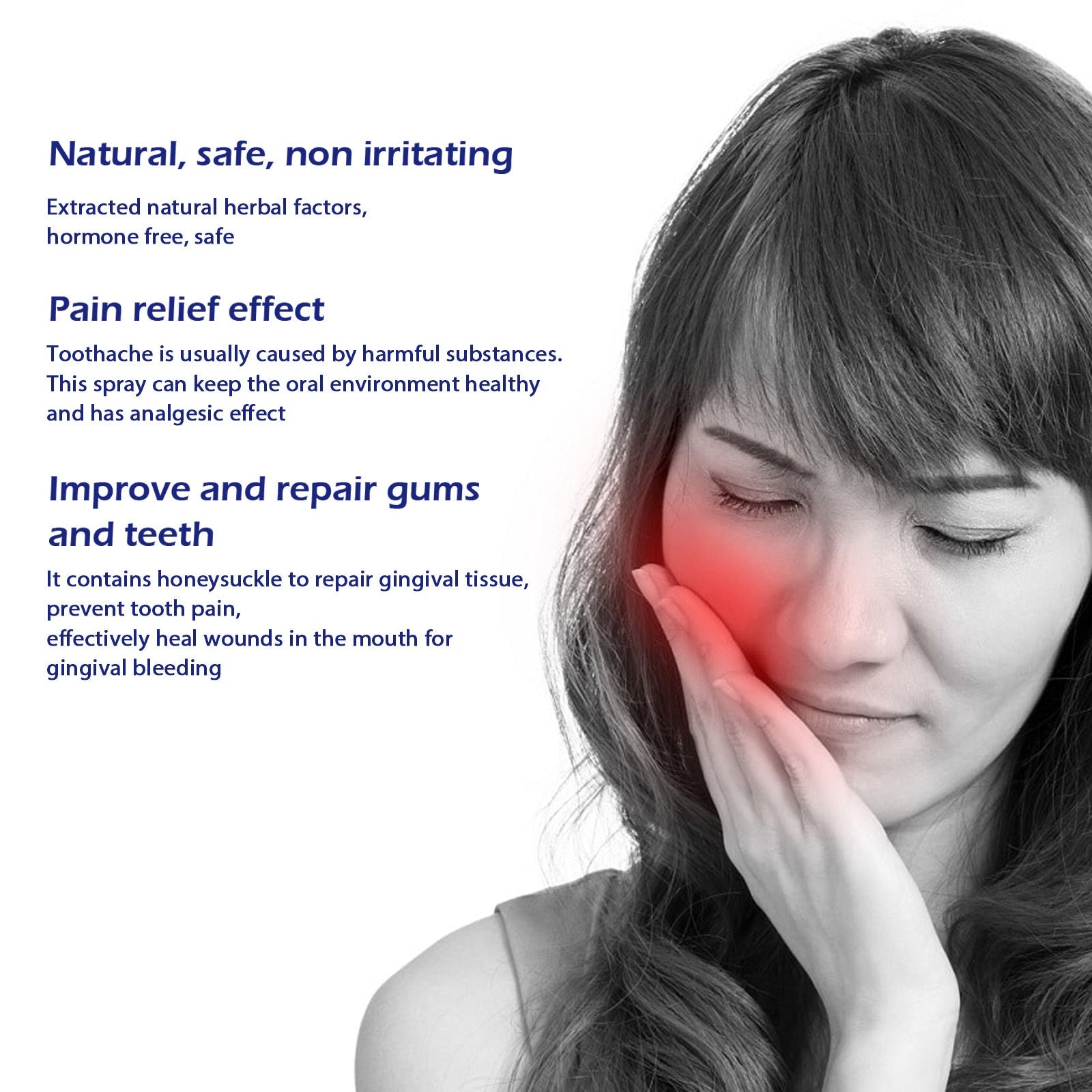 Simple And Creative Gum Swelling Pain Spray