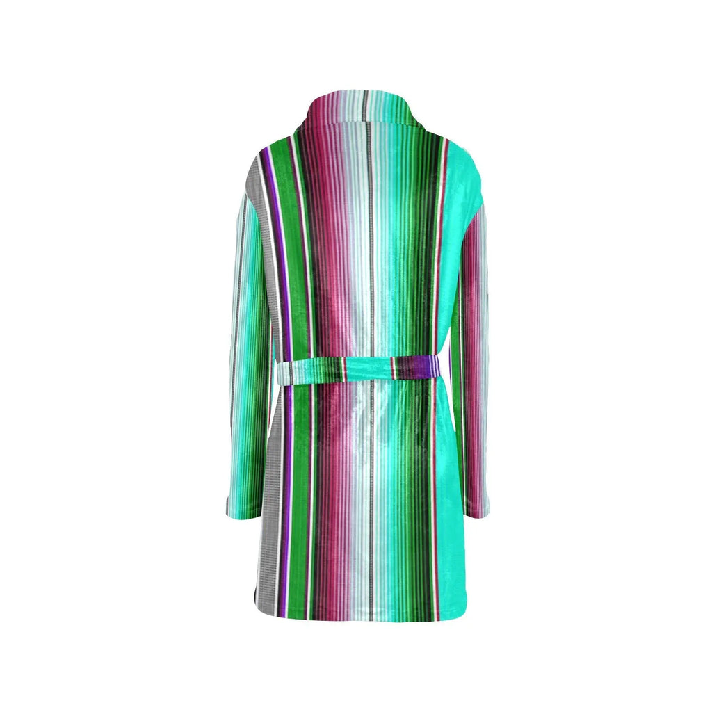 Turquoise Serape Women's Western Bath Robe Baha Ranch Western Wear