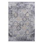 NAAR PAYAS Collection 5X7 Grey / Blue / Traditional Area Rug