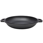 2 in 1 Pre-Seasoned Cast Iron Dutch Oven With Dual Handles, Outdoor Camping Deep Pot for Camping Fireplace Cooking BBQ Baking Campfire, 5 Quart.With 2pcs Silicone Handel Covers.