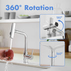 Touchless Kitchen Faucet, Hands Free Automatic Smart Kitchen Faucet, Stainless Steel Touchless Kitchen Faucet