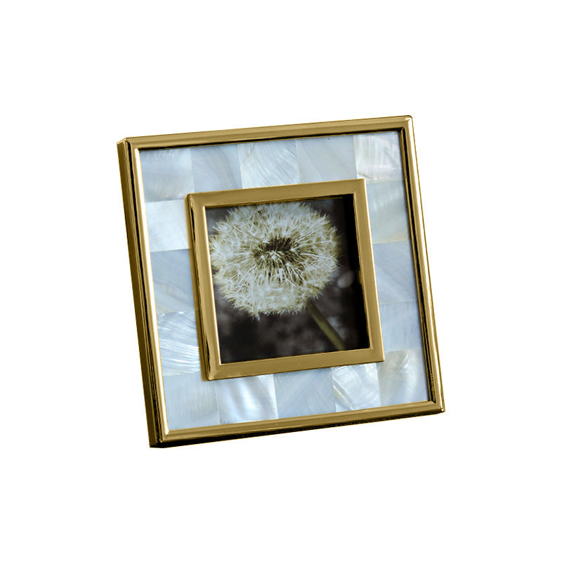 Creative Soft Decoration Home Metal Shell Wedding Photo Frame
