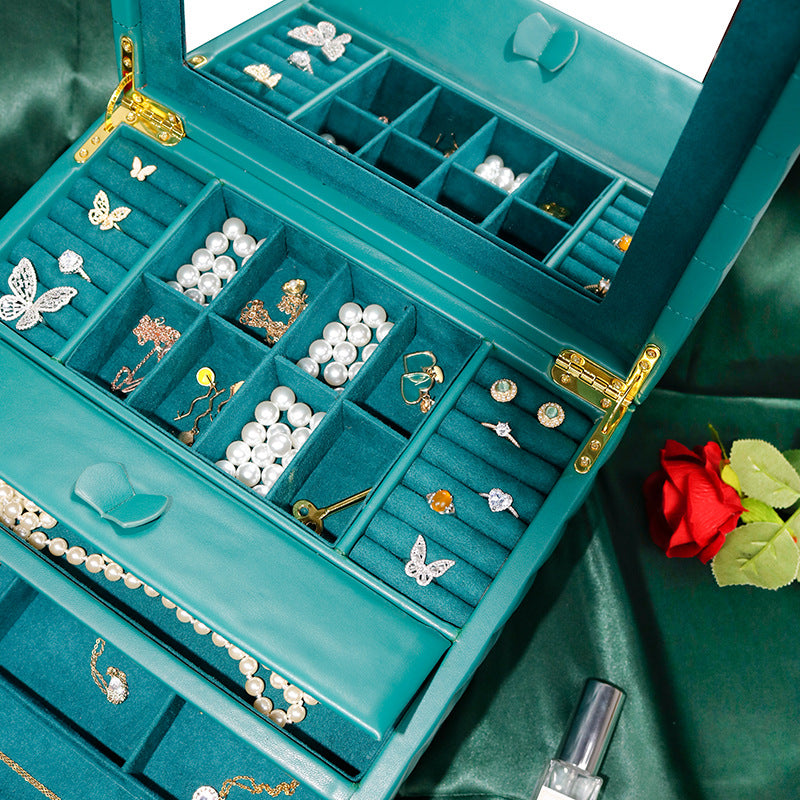 Necklace Hollow Buckle Jewelry Bracelet Lid Gift Box
