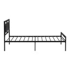 Twin Size metal bed Sturdy System Metal Bed Frame ,Modern style and comfort to any bedroom ,black