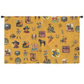 Vintage Cowboy Collage Western Curtains 52" x 63" Made in America Baha Ranch Western Wear