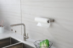 Paper Towel Holders,Paper Towels Rolls - for Kitchen,Paper Towels Bulk- Self-Adhesive Under Cabinet,Both Available in Adhesive and Screws,Stainless Steel Paper Towel Holder(12inch, 2 Pack)