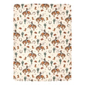 Cowboy Rodeo Western Micro Fleece Blanket 60" x 80" Made in America Baha Ranch Western Wear