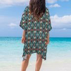 Baha Ranch Southwestern Aztec Duster Kimono Coverup Baha Ranch Western Wear