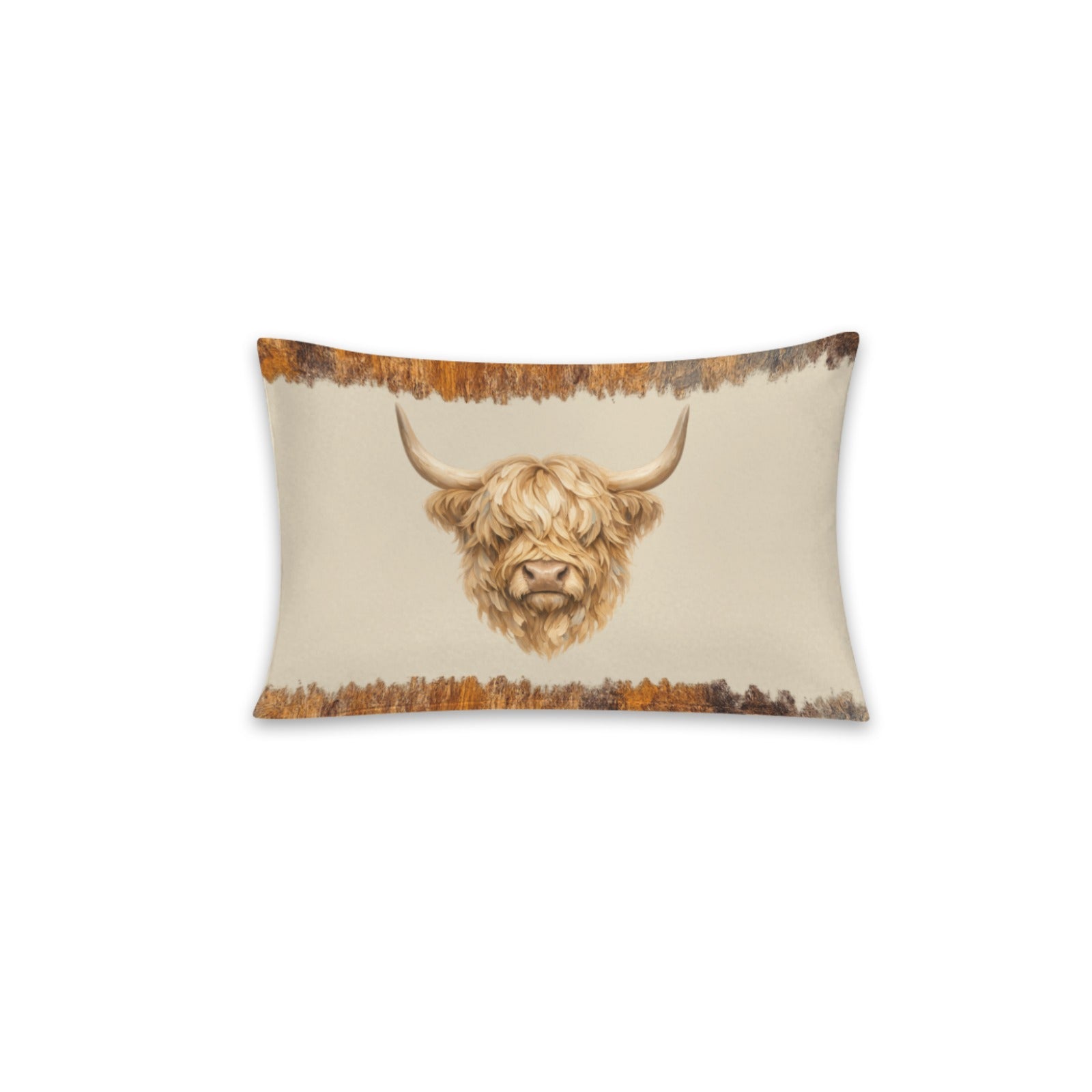 Baha Ranch Howdy Highland Pillowcase Made in America Baha Ranch Western Wear