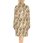 Longhorn Cactus Women's Western Bath Robe Baha Ranch Western Wear