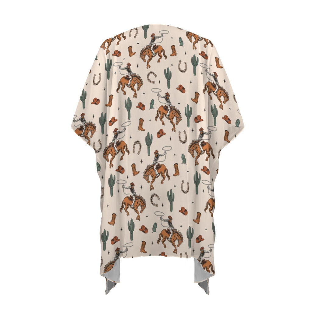 Baha Ranch Rodeo Cowboy Western Duster Kimono Coverup Baha Ranch Western Wear