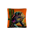 Wild West Cowboy Throw Pillow Case Made in America Baha Ranch Western Wear