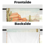 Watercolor Desert Curtains 28"x40" (2-Piece) Made in America Baha Ranch Western Wear