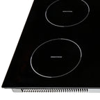 Electric Cooktop, 5 Burners, 36'' Induction Stove Top, Built-in Magnetic Cooktop 9200W, 9 Heating Level Multifunctional Burner, LED Touch Screen w/ Child Lock & Over-Temperature Protection
