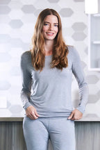 Women's Bamboo Lounge Long Sleeve T-Shirt Spun Bamboo