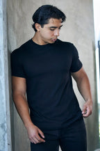 The Original Men's Bamboo Viscose/Organic Cotton Short Sleeve T-Shirt - Classic Cut Spun Bamboo
