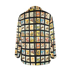 Baha Ranch Vintage Cowboy Collage Women's Western Blazer Baha Ranch Western Wear