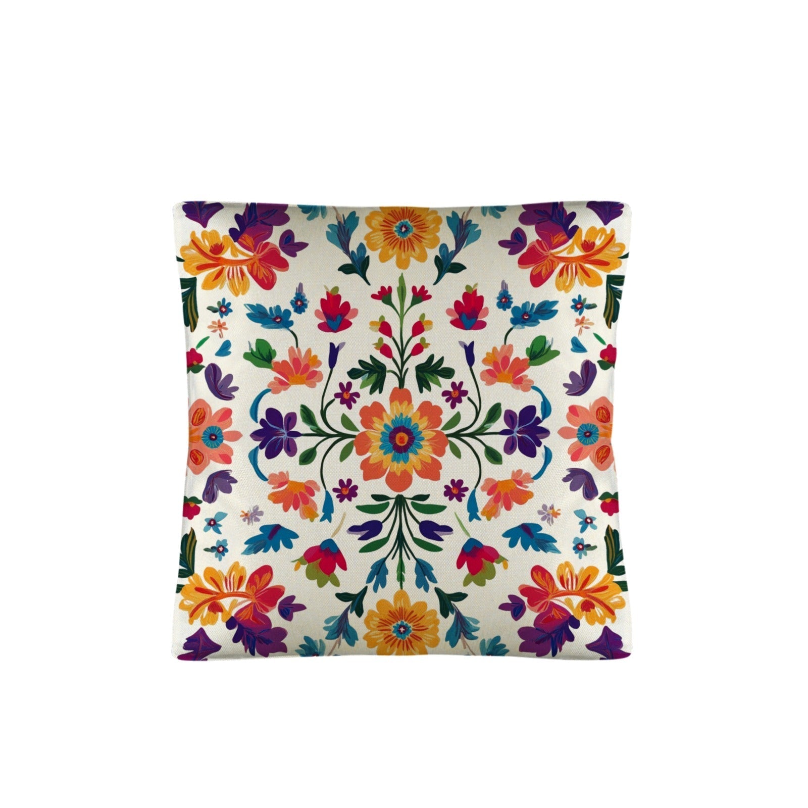 Colores de Mexico Floral Pillow Case Custom Pillow Case Made in America Baha Ranch Western Wear