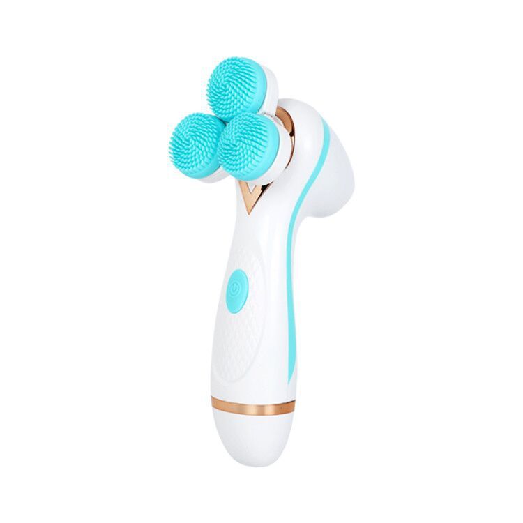 Rechargeable silicone face wash