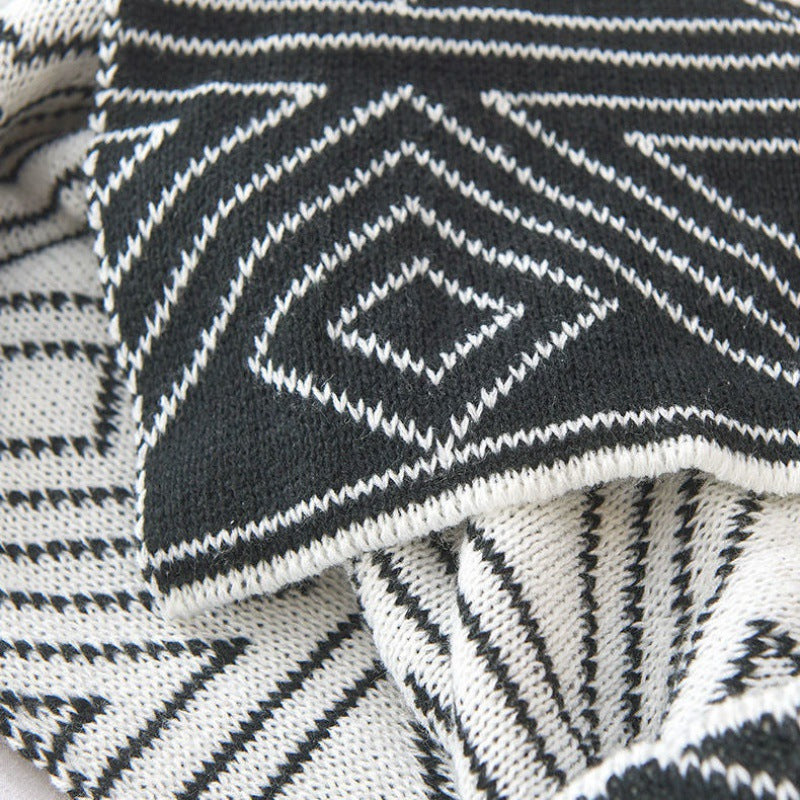 Office Air-conditioning Blanket Knit Casual Nap Sofa Cover