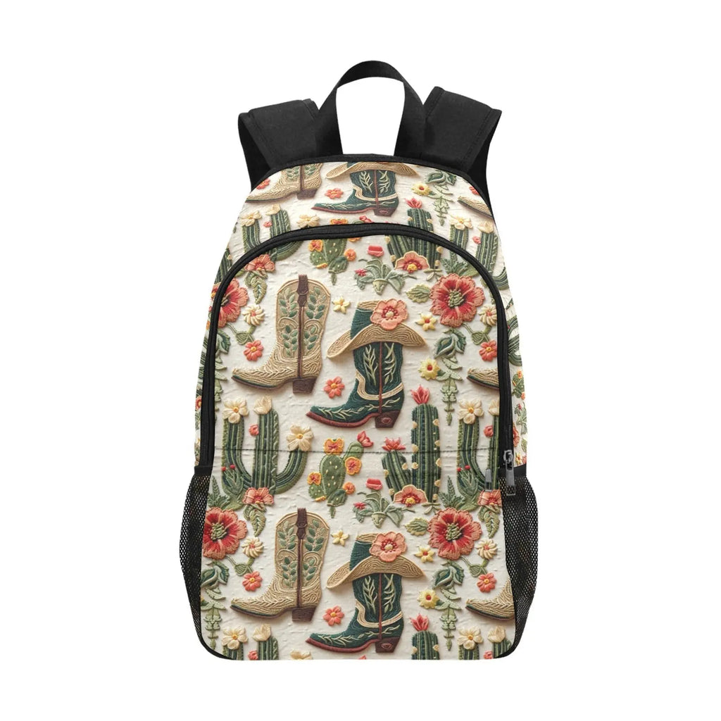 Floral Boots Cactus Backpack Baha Ranch Western Wear