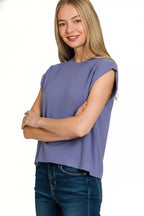 Zenana Round Neck Viscose Sweater Vest