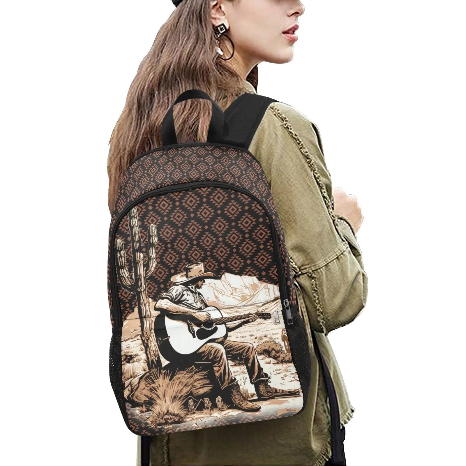Guitar Cowboy Backpack Baha Ranch Western Wear