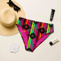 Ready to Ship Yeehaw Neon Aztec Print Bikini Bottom 2XL Baha Ranch Western Wear