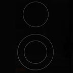 Built-in Electric Cooktop Radiant Ceramic Cooktop 4 Burners 30.3x20.5 inch