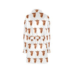 Highland Cow Women's Western Bath Robe Baha Ranch Western Wear