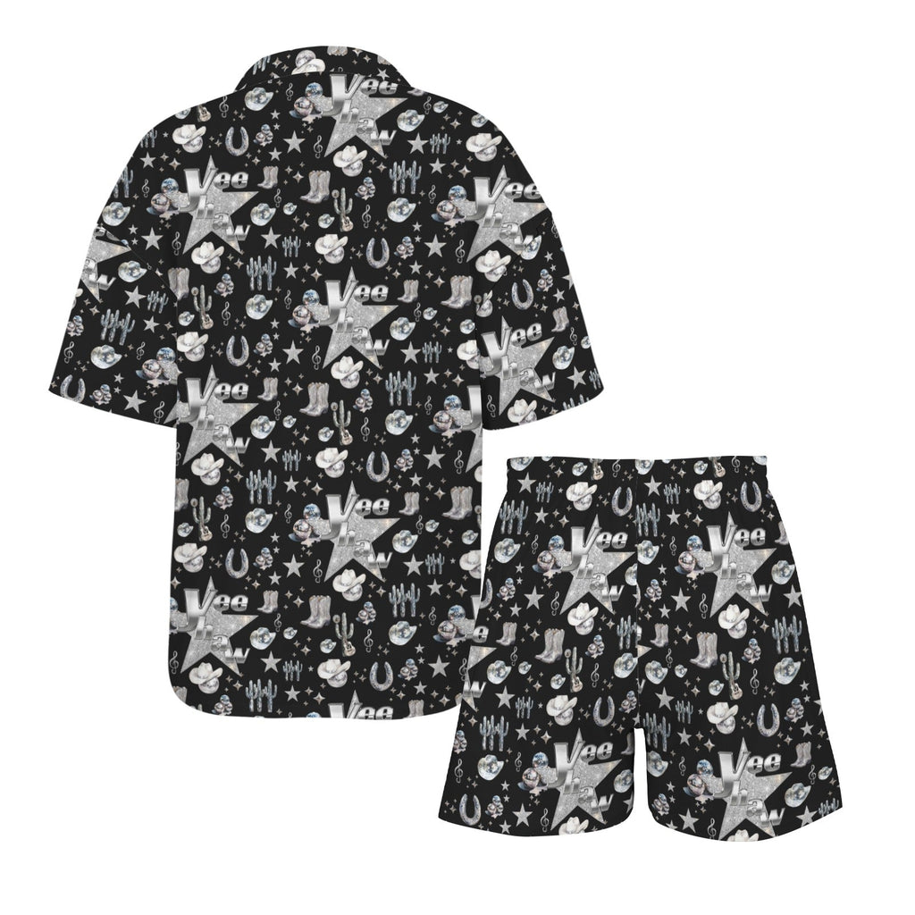 Baha Ranch Rhinestone Cowgirl Pajama Set Made in America Baha Ranch Western Wear