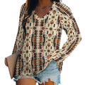 Baha Ranch Aztec Long Sleeve Tee Baha Ranch Western Wear