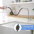 Touchless Kitchen Faucet, Hands Free Automatic Smart Kitchen Faucet, Stainless Steel Touchless Kitchen Faucet