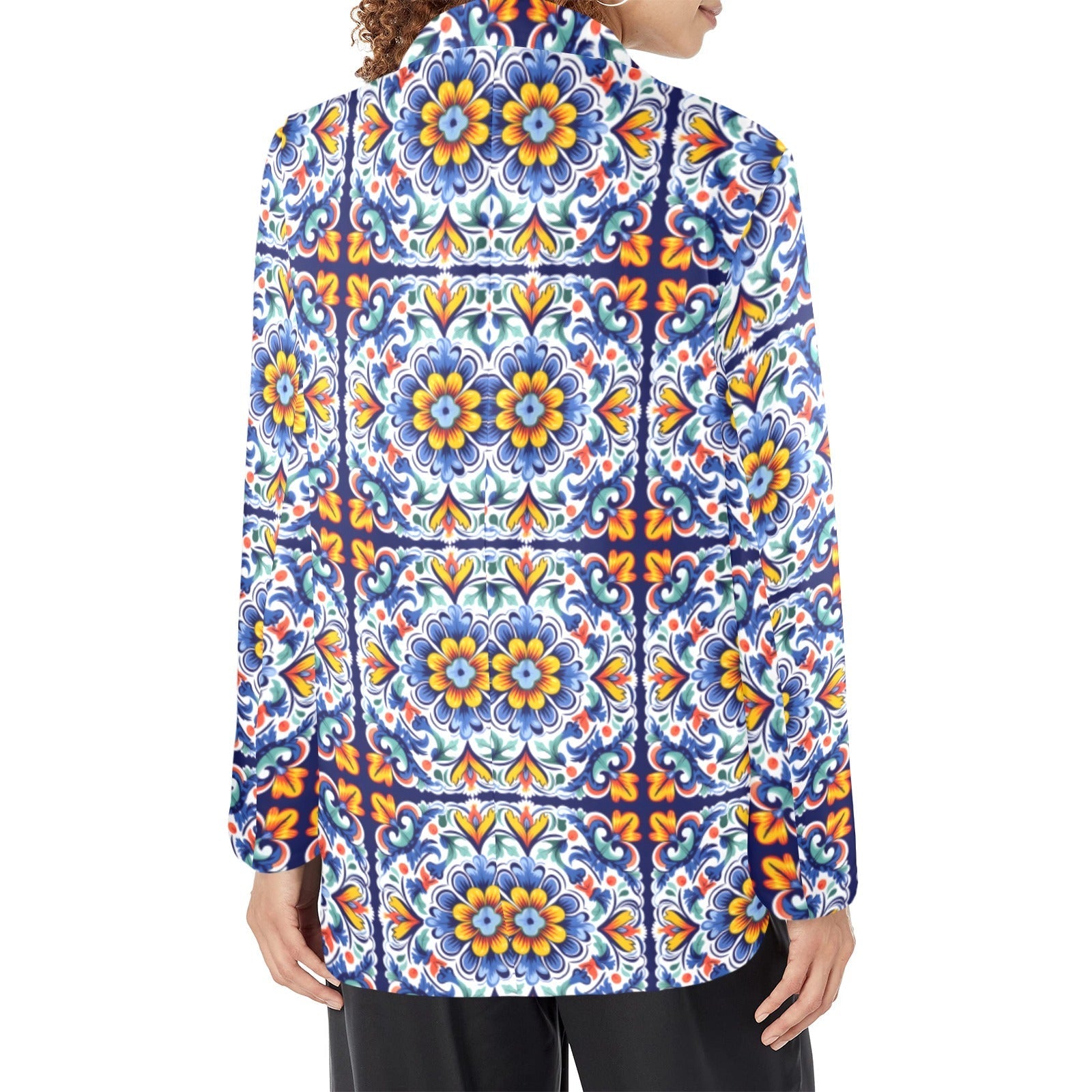 Baha Ranch Blues Talavera Women's Blazer Baha Ranch Western Wear