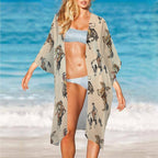 Baha Ranch Vintage Cowgirl Duster Kimono Coverup Baha Ranch Western Wear