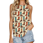 Baha Ranch Got My Boots Tank Top Baha Ranch Western Wear